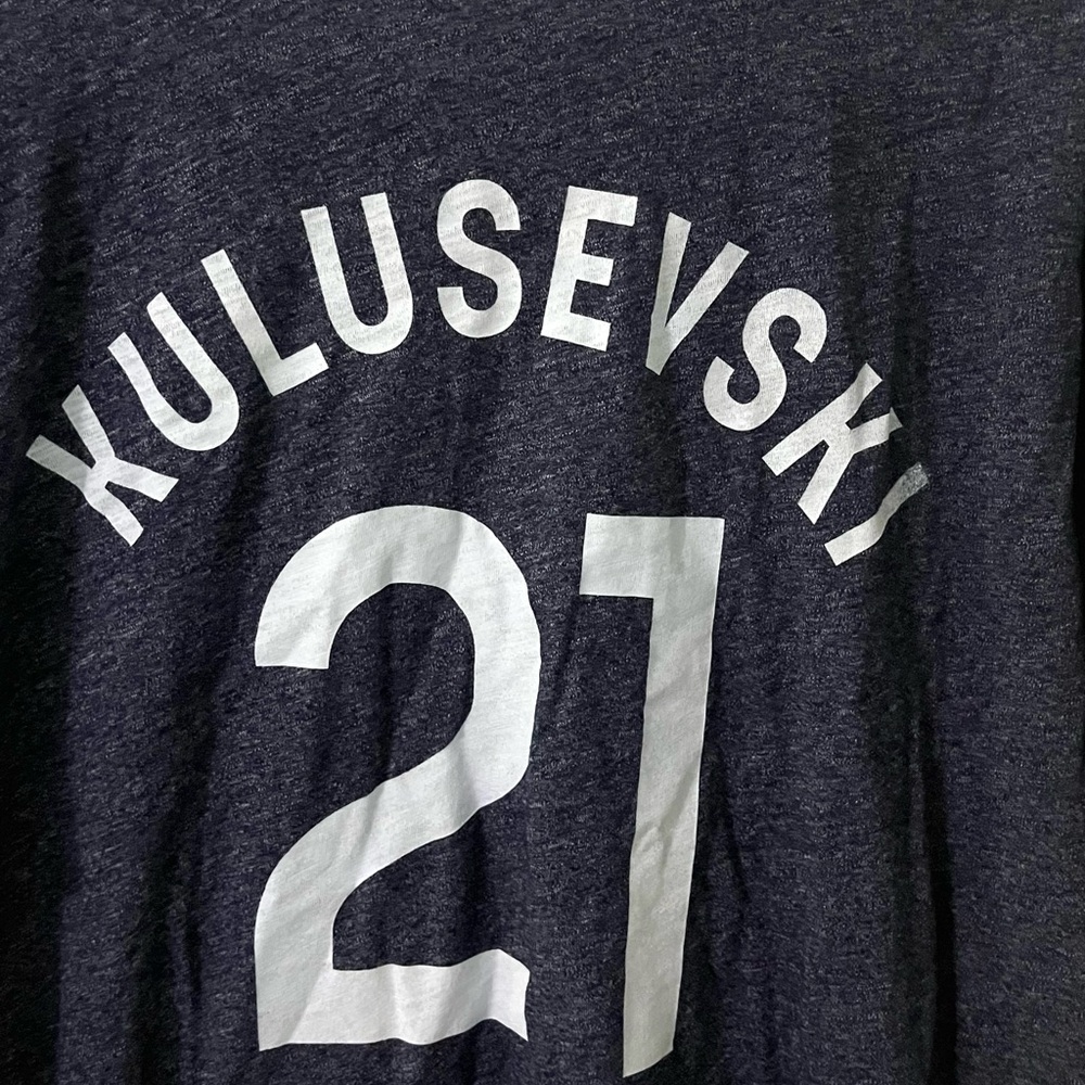 Tottenham Hotspur Dejan Kulusevski #21 Navy T-Shirt, Size: XL - Picture 6 of 6